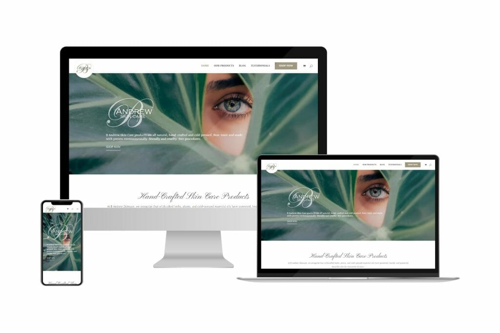 B Andrew Skin Care — Responsive Web Design B Andrew Skin Care — Responsive Web Design
