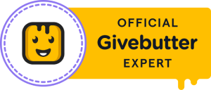 Give-Butter_Expert-min An official givebutter expert badge with a smiley face.