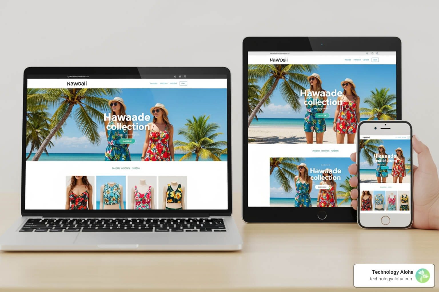 responsive e-commerce design