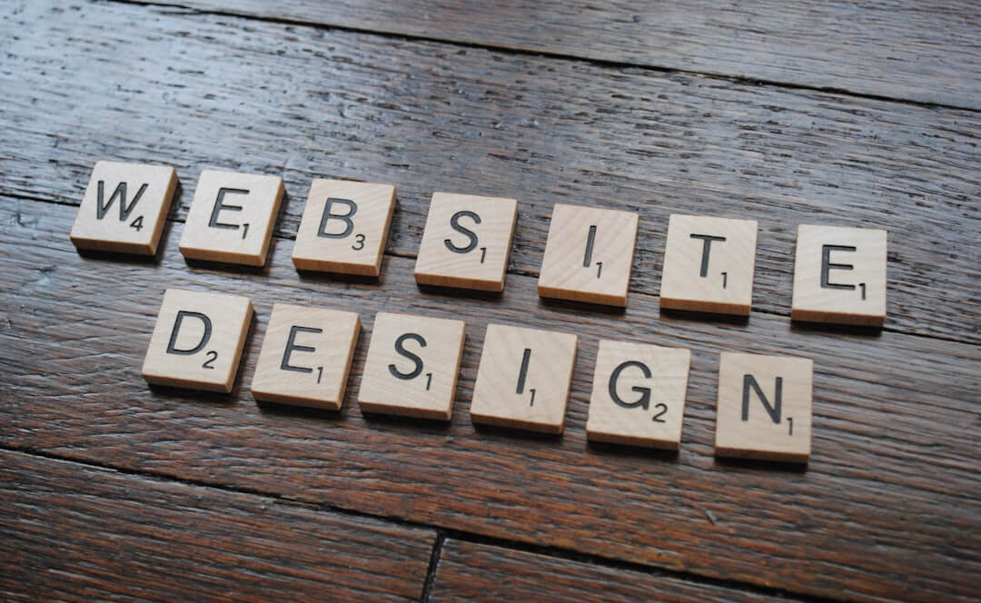 website design sleek minimalist homepage